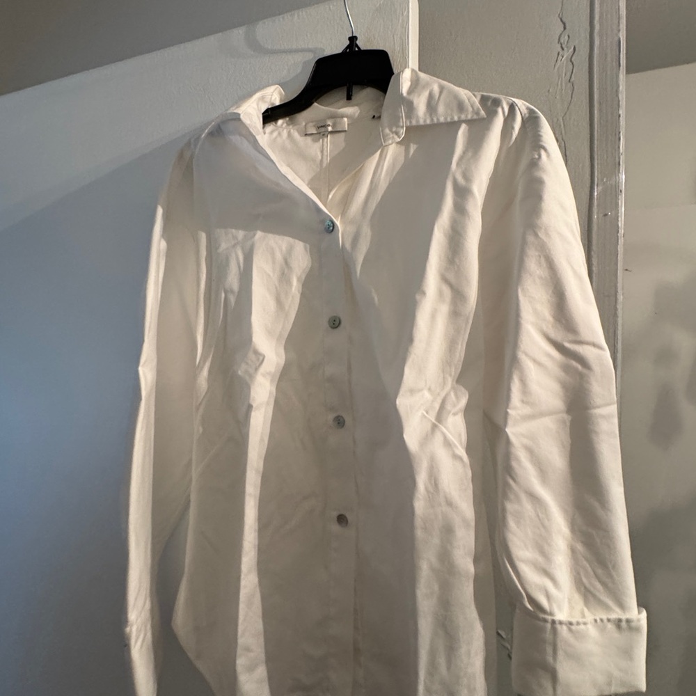 Vince Crisp White Dress Shirt for Men